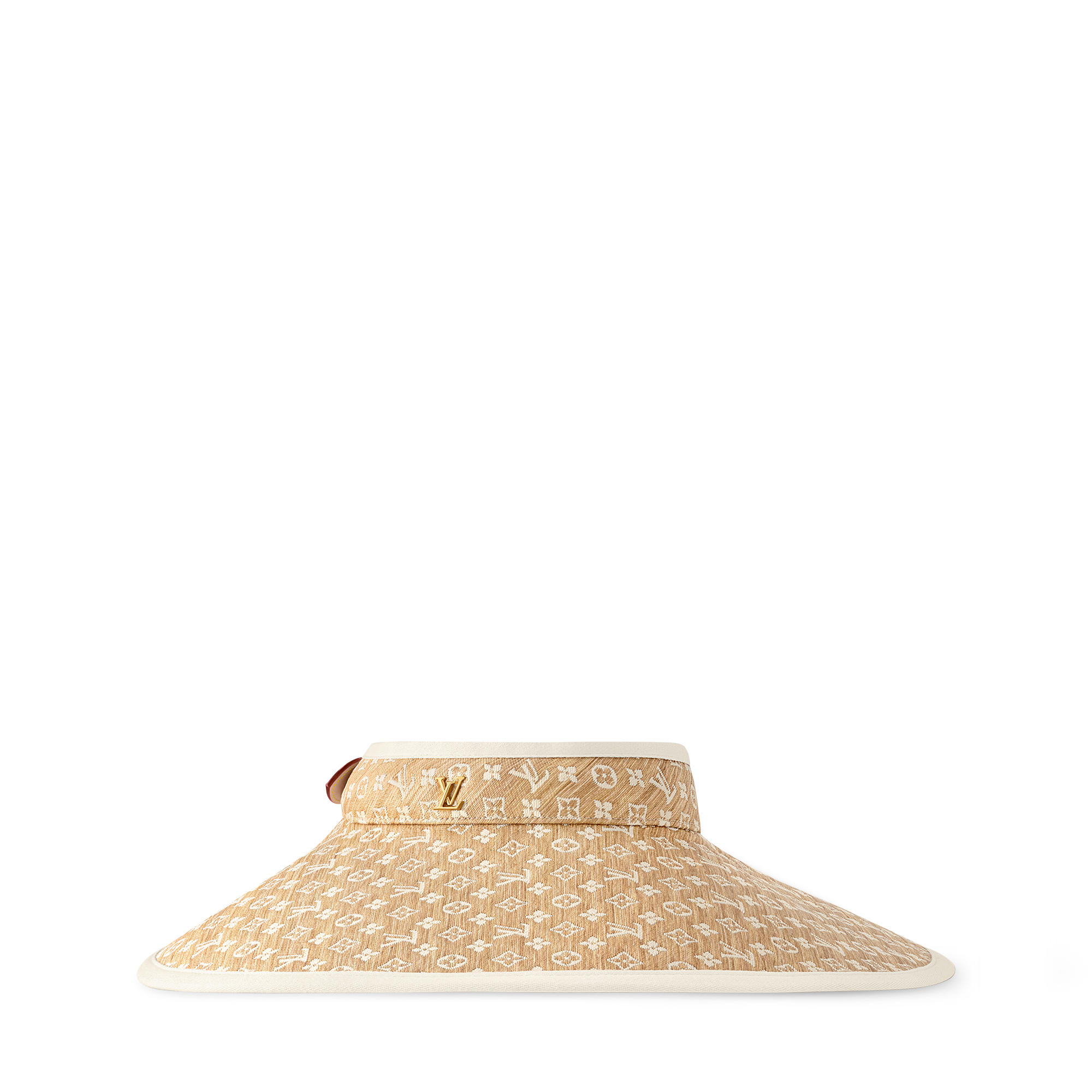 Casquette longue visière naturel paille de papier | Chapeau été femme